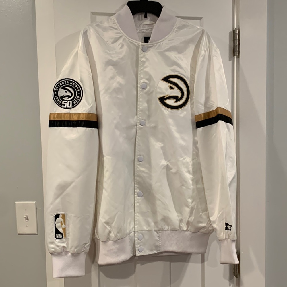 Atlanta Hawks Starter Member Jacket Size Large